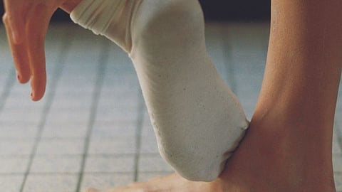 wet socks