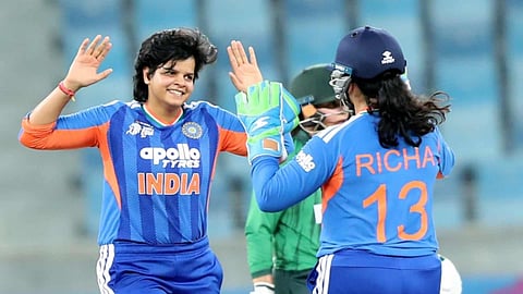 Shafali Verma removed Muneeba Ali