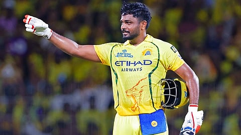 Sanju Samson century celebration