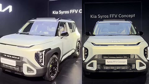 Kia Syros Flex-Fuel Concept unveiled
