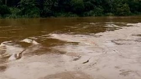 Shaji bravely rescued three members of a family from drowning in a river,