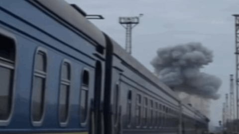 Russian Drone Hits Train Near Poland Border