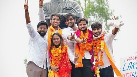 DUSU polls: ABVP retains president seat in close battle, sweeps two other posts