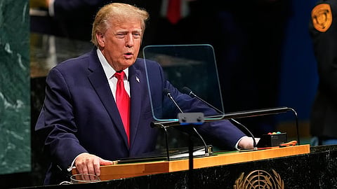 Trump's warning to Iran at the UN General Assembly