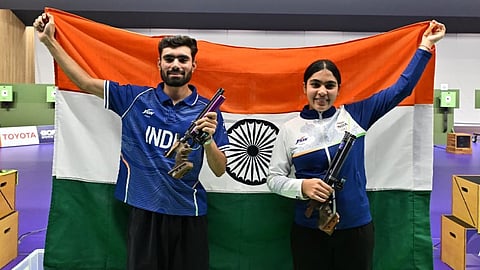 Asian Games 2026: Suruchi, Kamaljeet Win 10m Air Pistol Mixed Team Gold