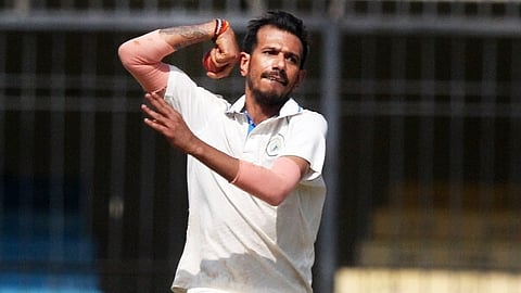 Yuzvendra Chahal bowling