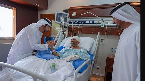 Dubai's Crown Prince Hamdan Meets flydubai Hero Smit Machchhar In Hospital