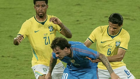 Resounding victory for Brazil against India in football