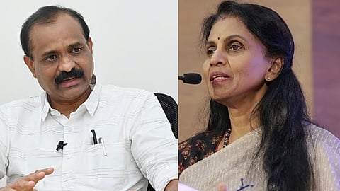 vv rajesh response on r sreelekha's resignation