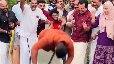 Manjalamkuzhi Ali MLA Inaugurates Pond in a Unique Style