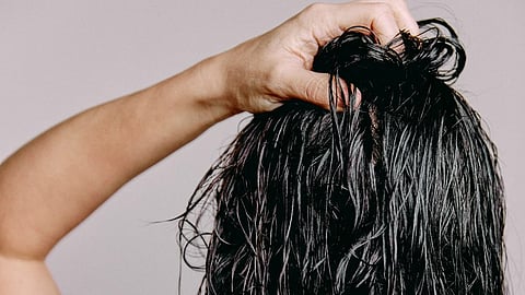 wet hair and hair fall
