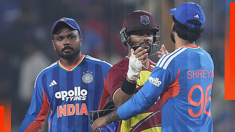 Shai Hope, Sanju Samson, Shreyas Iyer