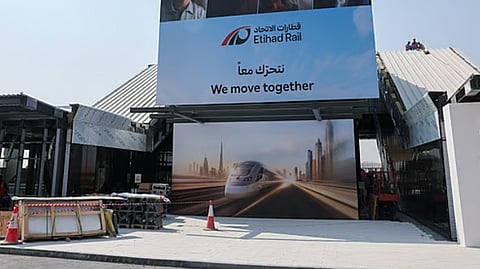 Dubai Etihad Rail station's Metro pedestrian bridge to open tomorrow