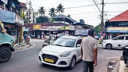 he narrow road at Kanjany Centre frequently causes traffic congestion, with vehicles getting stuck at the busy junction