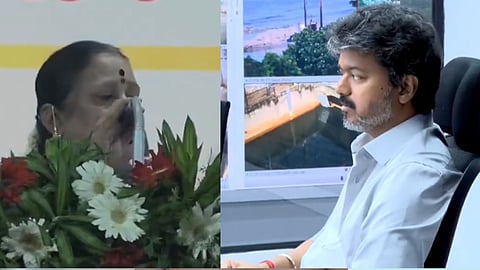 DMK women's leader makes derogatory remarks against Tamil Nadu Chief Minister Vijay.