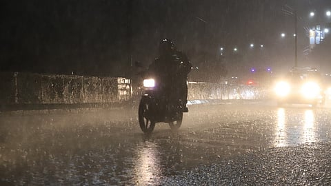 heavy rain