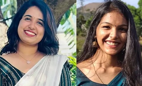 Two young women travelling on a scooter died after being run over by a bus