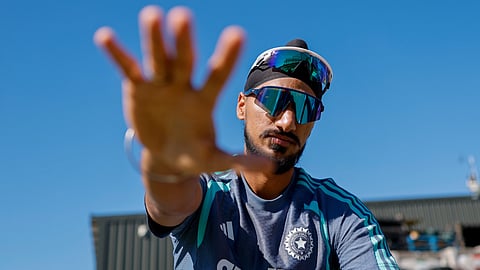 Arshdeep Singh in training