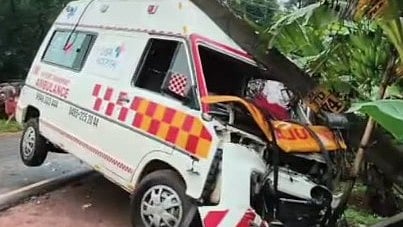 Bike Ambulance Collision
