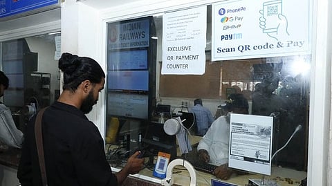 railway ticket counter