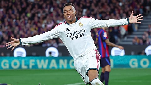 Kylian Mbappe goal celebration