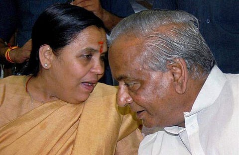 ബാബരി മസ്ജിദ് ഗൂഢാലോചന; ഉമാഭാരതിയേയും കല്ല്യാണ് സിങിനേയും പുറത്താക്കണമെന്ന് കോണ്ഗ്രസ്