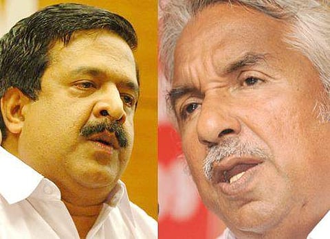 മാണിയുടെ തീരുമാനം ജനാധിപത്യകേരളം അംഗീകരിക്കില്ലെന്ന് ഉമ്മന് ചാണ്ടിയും രമേശ് ചെന്നിത്തലയും