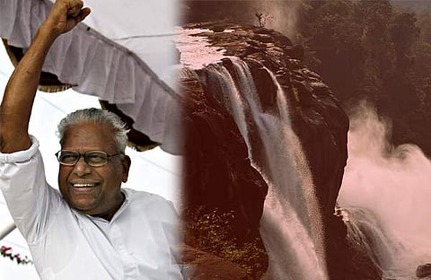 അതിരപ്പിള്ളി പദ്ധതി നടപ്പാക്കാനാകില്ലെന്ന് വിഎസ്; എല്ഡിഎഫിന്റെ അനുവാദമില്ലാതെ പദ്ധതി ആരംഭിക്കാനാകില്ല