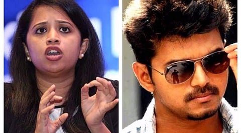 സ്ത്രീകളെ ബഹുമാനിക്കൂ; ആര്ക്കും സിനിമയെ വിമര്ശിക്കാം; മാധ്യമപ്രവര്ത്തകയെ അപമാനിച്ച ഫാന്സിനെതിരെ നടന് വിജയ്