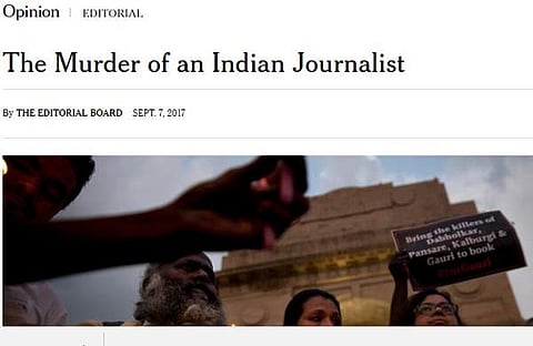 ഇന്ത്യന് ജനാധിപത്യം ഇരുണ്ട ദിനങ്ങളിലേക്കു നീങ്ങുന്നു: ന്യൂയോര്ക്ക് ടൈംസ്