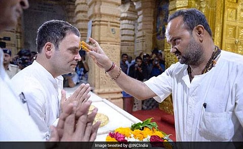 മൃദു ഹിന്ദുത്വനിലപാട് പരസ്യമാക്കി രാഹുല്; ഹൈന്ദവ തീവ്രവാദം എന്ന വാക്കിന് വിലക്ക്