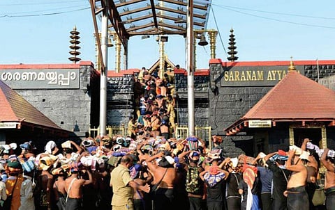 ശബരിമലയിൽ ഇന്ന് മുതൽ 22 വരെ ഒരാഴ്ച്ചത്തേക്ക് നിരോധനാജ്ഞ