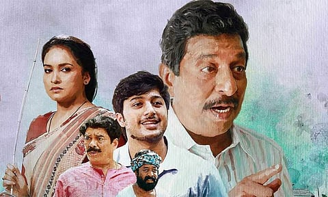 സര്ക്കാര് ഉള്ളതും ഇല്ലാത്തതും കണക്കാ; ശ്രീനിവാസന് പിന്നില് ചൂരലുമായി ലെന; ബാക്കി സ്ക്രീനില്