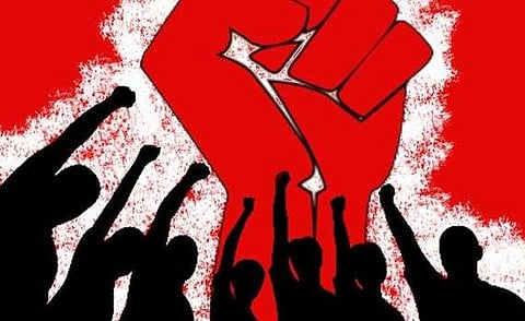 മേയ്ദിന അവധി ഒഴിവാക്കി ബിജെപി സര്ക്കാര്: ത്രിപുരയില് വന് പ്രതിഷേധം