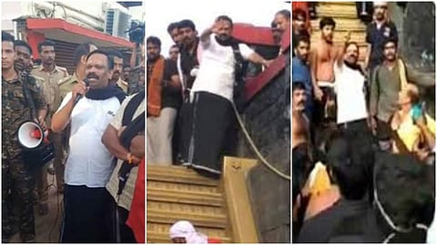 ആചാരലംഘനം നടത്തി; പരിഹാരക്രിയ ചെയ്തു; അയ്യപ്പന് ക്ഷമിക്കട്ടെയെന്ന് വത്സന് തില്ലങ്കേരി