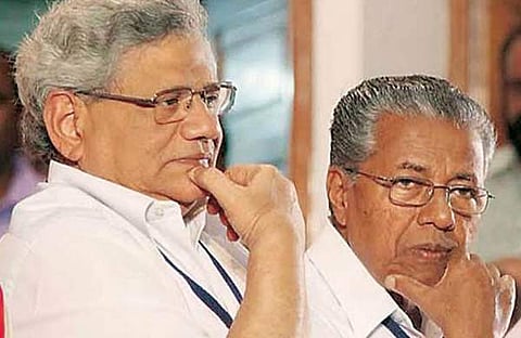 'ചീഫ് ജസ്റ്റിസിനെതിരായ ഇംപീച്ച്മെന്റ് നീക്കം പിണറായി വിജയനെ ലക്ഷ്യമിട്ട്' ; സിപിഎം ജില്ലാ സമ്മേളനത്തില് യെച്ചൂരിക്ക് വിമര്ശനം