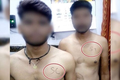 പൊലീസ് റിക്രൂട്ട്മെന്റിനിടെ പട്ടികജാതി -വര്ഗ ഉദ്യോഗാര്ത്ഥികളുടെ ജാതി തിരിച്ച് നെഞ്ചിലെഴുതി; വിചിത്രവാദവുമായി പൊലിസ്