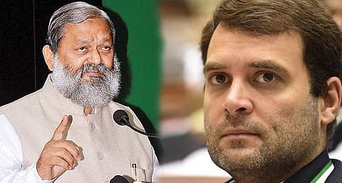 രാഹുല് ഗാന്ധി നിപ്പ വൈറസിന് സമാനം: വിവാദ പ്രസ്താവനയുമായി ഹരിയാന മന്ത്രി