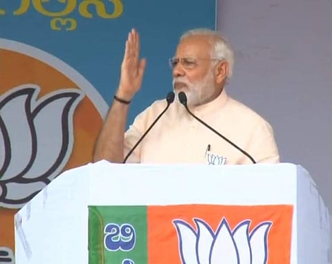 കോണ്ഗ്രസ് ടിപ്പു ജയന്തി ആഘോഷിക്കുന്നത് വോട്ടുകള് ലക്ഷ്യമാക്കി: നരേന്ദ്രമോദി