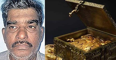 നിധി എടുത്തുകൊടുക്കാമെന്ന് മോഹിപ്പിച്ച് യുവതിയുടെ 82 ലക്ഷം തട്ടി ; ഡയമണ്ടെന്ന് പറഞ്ഞ് കൊടുത്തത് കല്ല് , സിദ്ധൻ പിടിയിൽ