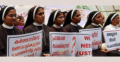 ഫ്രാങ്കോ മുളയ്ക്കലിന് എതിരെ സമരം ചെയ്ത കന്യാസ്ത്രീകള്ക്ക് കൂട്ട സ്ഥലംമാറ്റം; സിസ്റ്റര് അനുപമയെ പഞ്ചാബിലേക്ക് മാറ്റി: പ്രതികാര നടപടിയെന്ന് കന്യാസ്ത്രീകള്