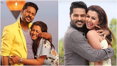 ഡാന്സര് കൈവിട്ടു; ഷൂട്ടിംഗിനിടെ നിക്കി ഗല്റാണി വീണത് പ്രഭുദേവയുടെ ദേഹത്ത്; ചേര്ത്ത് പിടിച്ച് നടന്; വീഡിയോ വൈറല്