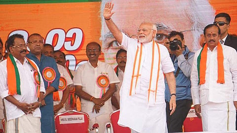 മോദി ഇന്നെത്തും; ബിജെപിയുടെ തെരഞ്ഞെടുപ്പ് പ്രചാരണത്തിന് ഇന്ന് തുടക്കം