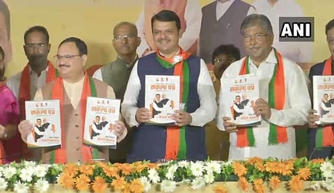 സവര്ക്കര്ക്ക് ഭാരത രത്ന;അഞ്ചുവര്ഷം കൊണ്ട് വരള്ച്ചാമുക്ത മഹാരാഷ്ട്ര, വന് വാഗ്ദാനങ്ങളുമായി ബിജെപി പ്രകനട പത്രിക