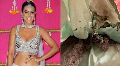 ആഘോഷത്തിനിടെ ലഹങ്കയ്ക്ക് തീപിടിച്ചു; സീരിയല് താരം രക്ഷപ്പെട്ടത് തലനാരിഴയ്ക്ക്, ചിത്രങ്ങള്