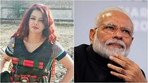 മോദിയെ കൊല്ലുമെന്ന് ഭീഷണിപ്പെടുത്തിയ ഗായിക പാട്ട് മതിയാക്കി