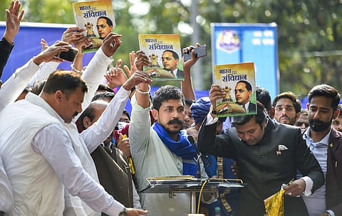 ഭീം ആര്മി നേതാവ് ചന്ദ്രശേഖര് ആസാദ്/ ചിത്രം: പിടിഐ