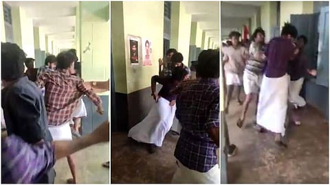 പൗരത്വനിയമഭേദഗതിയെ അനുകൂലിച്ച് സെമിനാര്; കേരള വര്മ്മ കോളജില് എബിവിപി പ്രവര്ത്തകന് ക്രൂരമര്ദ്ദനം (വീഡിയോ)