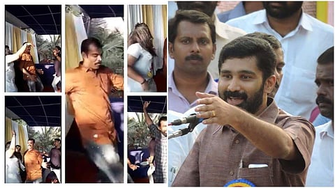 പ്രത്യേക പരോളിലിറങ്ങിയാണ് ഈ കൂത്താട്ടമെങ്കില് അതിന് മറുപടി പറയേണ്ടത് ആഭ്യന്തരവകുപ്പ്; യുവതിക്കൊപ്പം ആടിയ ടിപി കേസ് പ്രതിക്കെതിരെ വിടി ബല്റാം