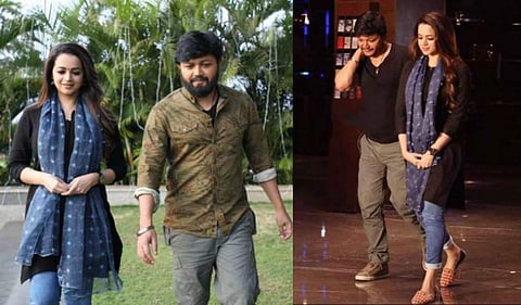 99ൽ തകർത്ത് ഭാവനയും ഗണേഷും; വൈറലായി ലൊക്കേഷൻ ചിത്രങ്ങൾ